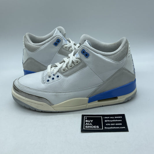 Size 9 - Air Jordan 3 Retro Lucky Shorts Grey White Suede Leather (CT8532-101)