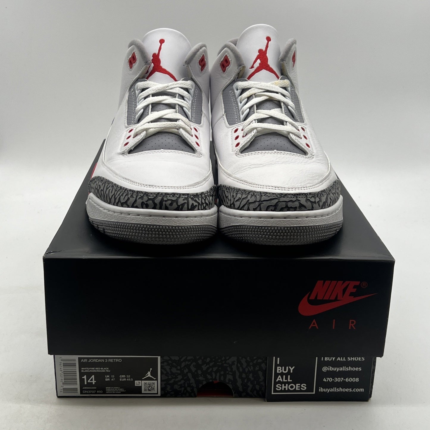 Size 14 - Air Jordan 3 Retro Mid Fire Red (DN3707-160)