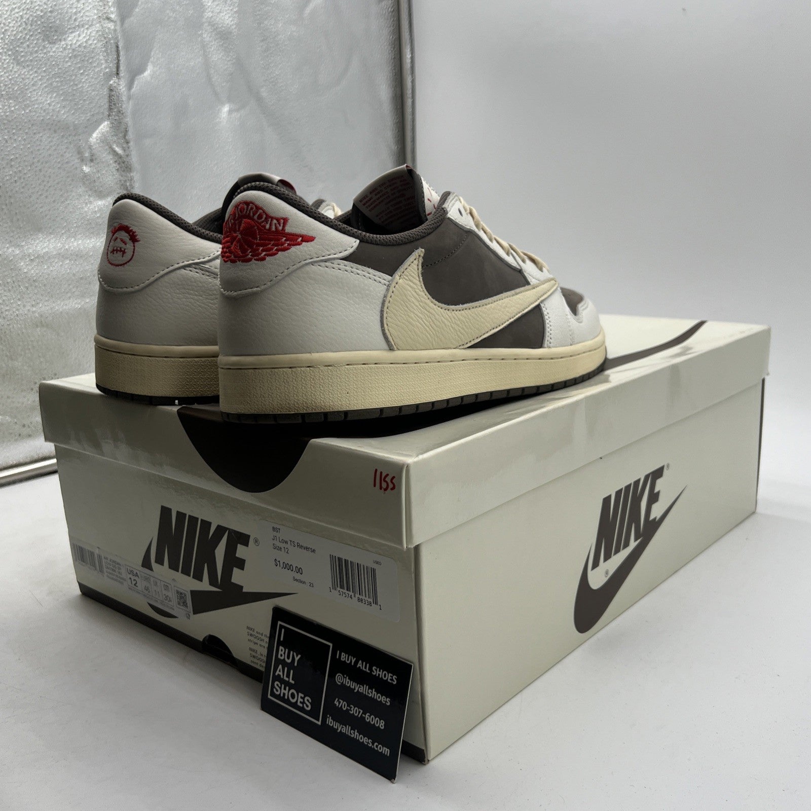 Size 12 - Air Jordan 1 Low OG x Travis Scott Reverse Mocha (DM7866-162)