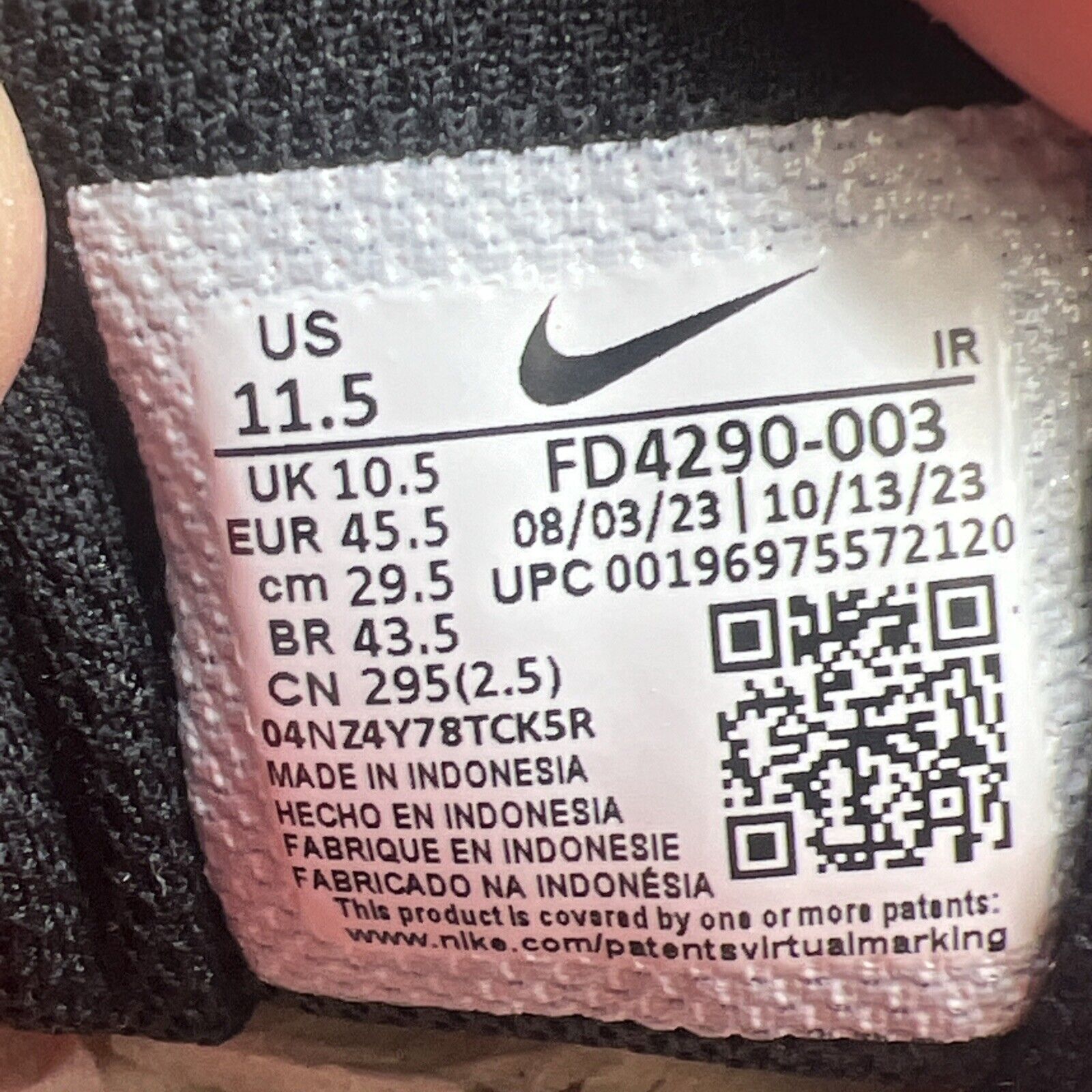 Size 11.5 - Nike Air Max Plus Drift All Day (FD4290-003)