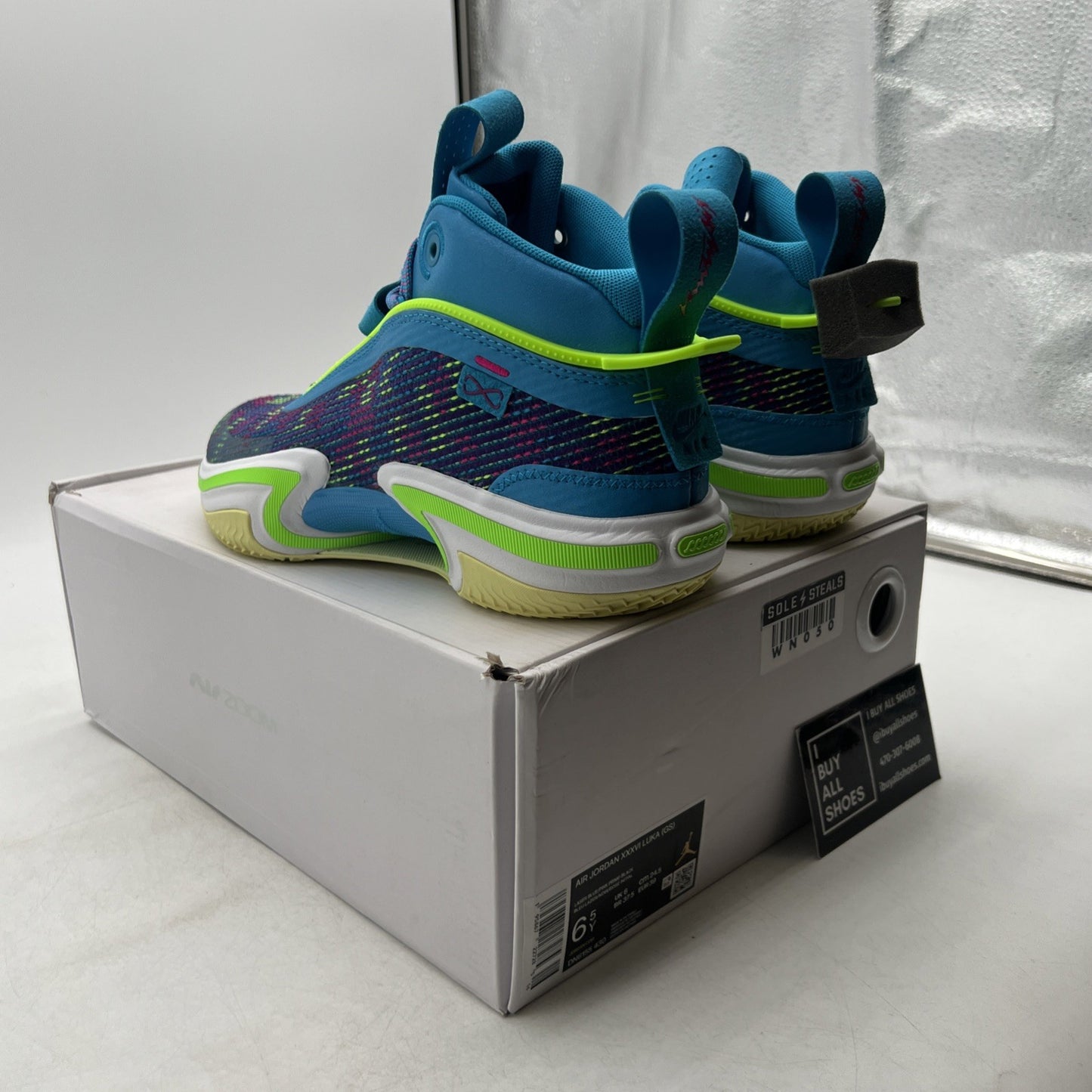 Size 6.5Y - NIKE AIR JORDAN XXXVl LUKA DONCIC SNEAKERS NEW YOUTH (DN6155-430)