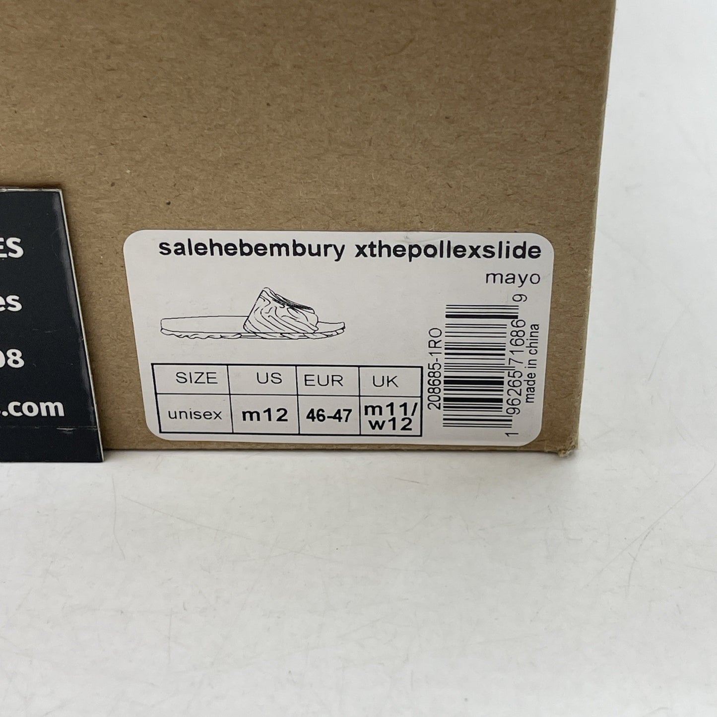 Size 12 - SALEHE BEMBURY X CROCS THE POLLEX SLIDE (MAYO) (208685-1RO)