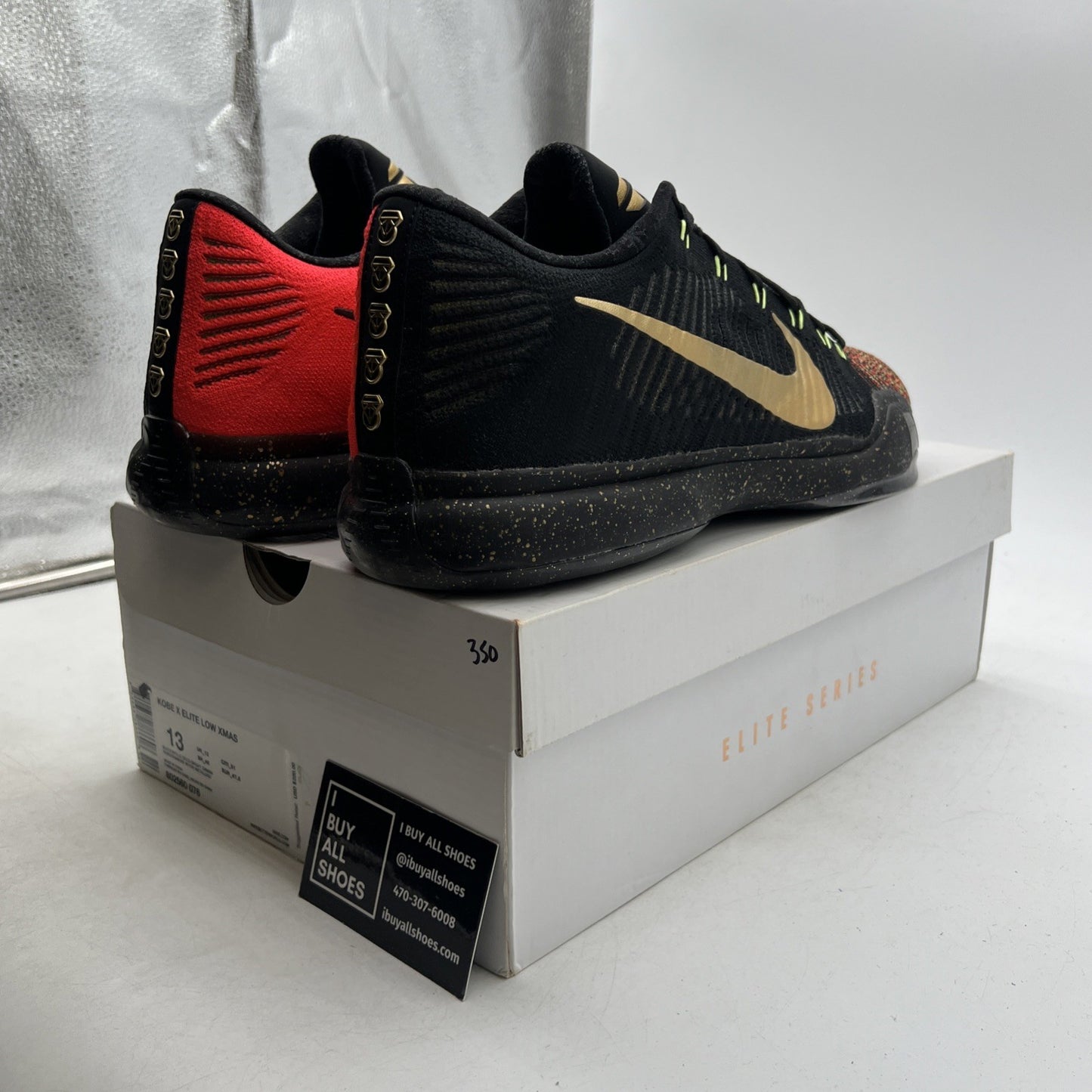 Size 13 - Nike Kobe 10 Elite Low Christmas (802560-076)