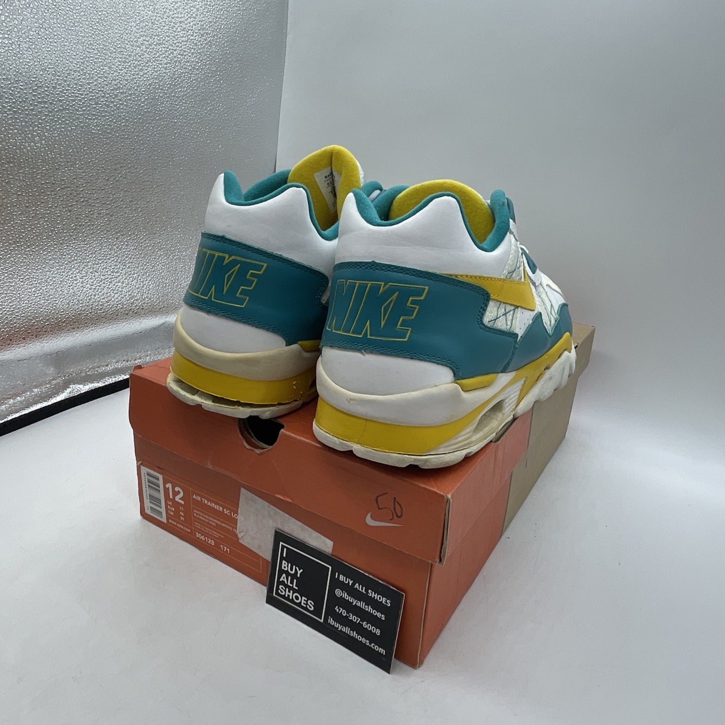 Size 12 - Nike Air Trainer Sc Low Hectic (306128-171)