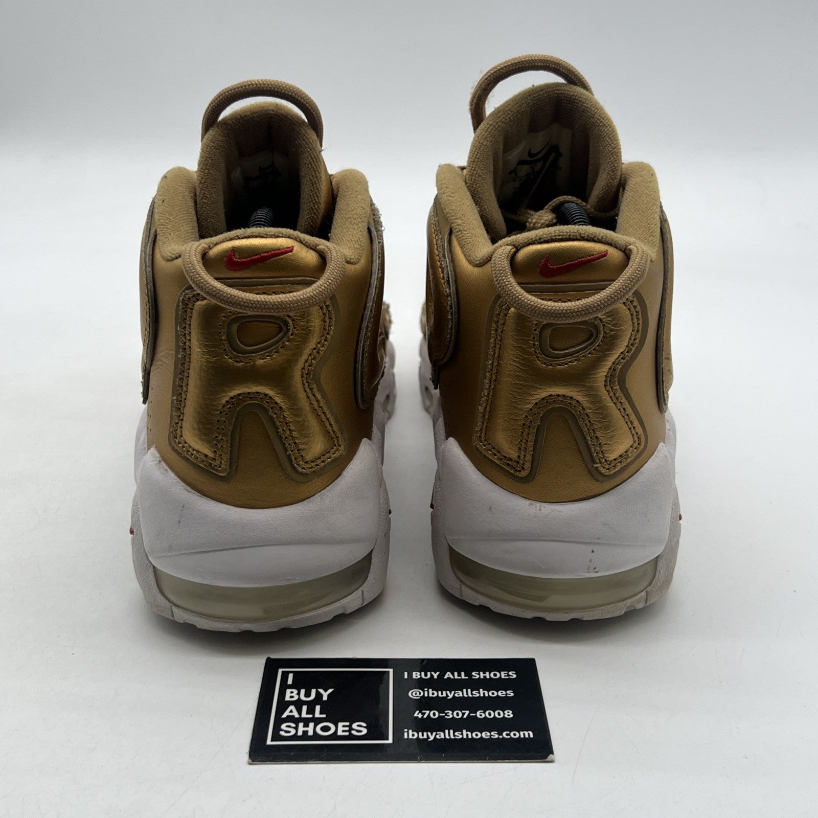 Size 9 - Nike Supreme x Air More Uptempo Metallic Gold (902290-700)