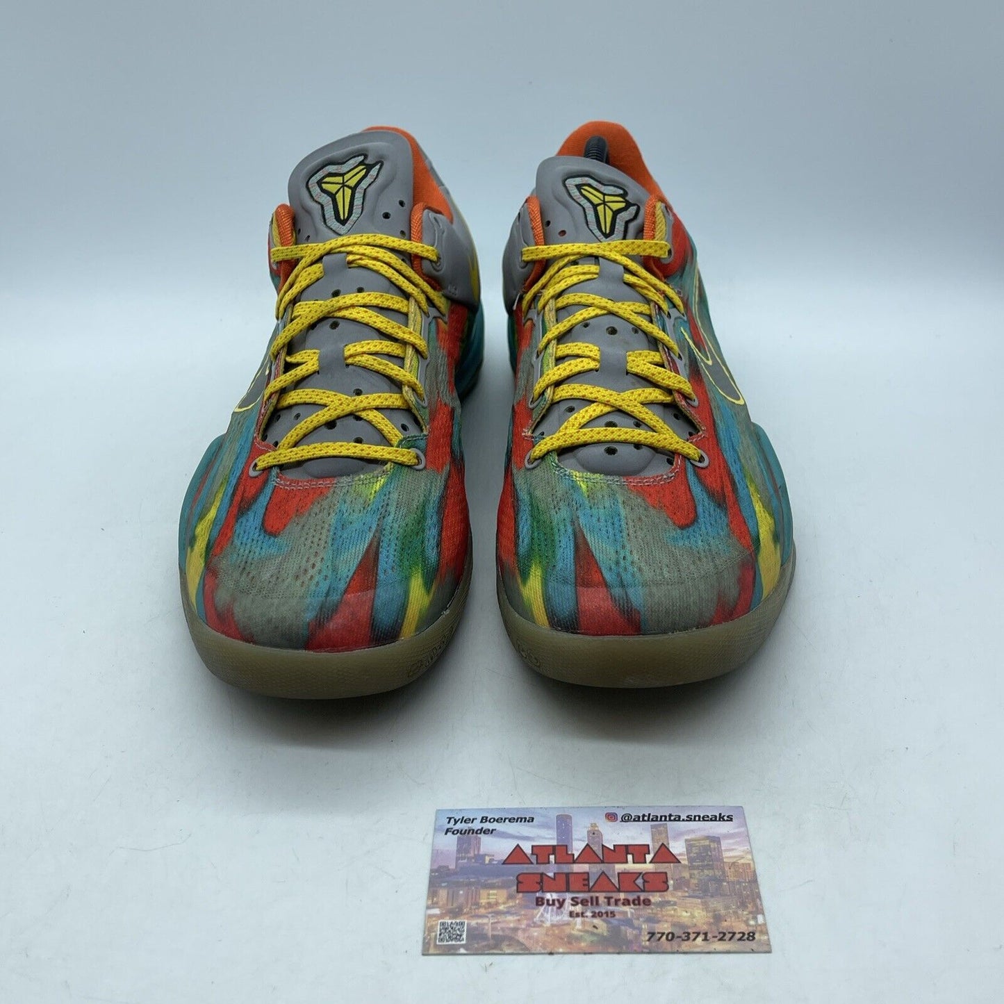 Size 10 - Nike Kobe 8 2013 Venice Beach Blue Grey Suede Leather (555035-002)