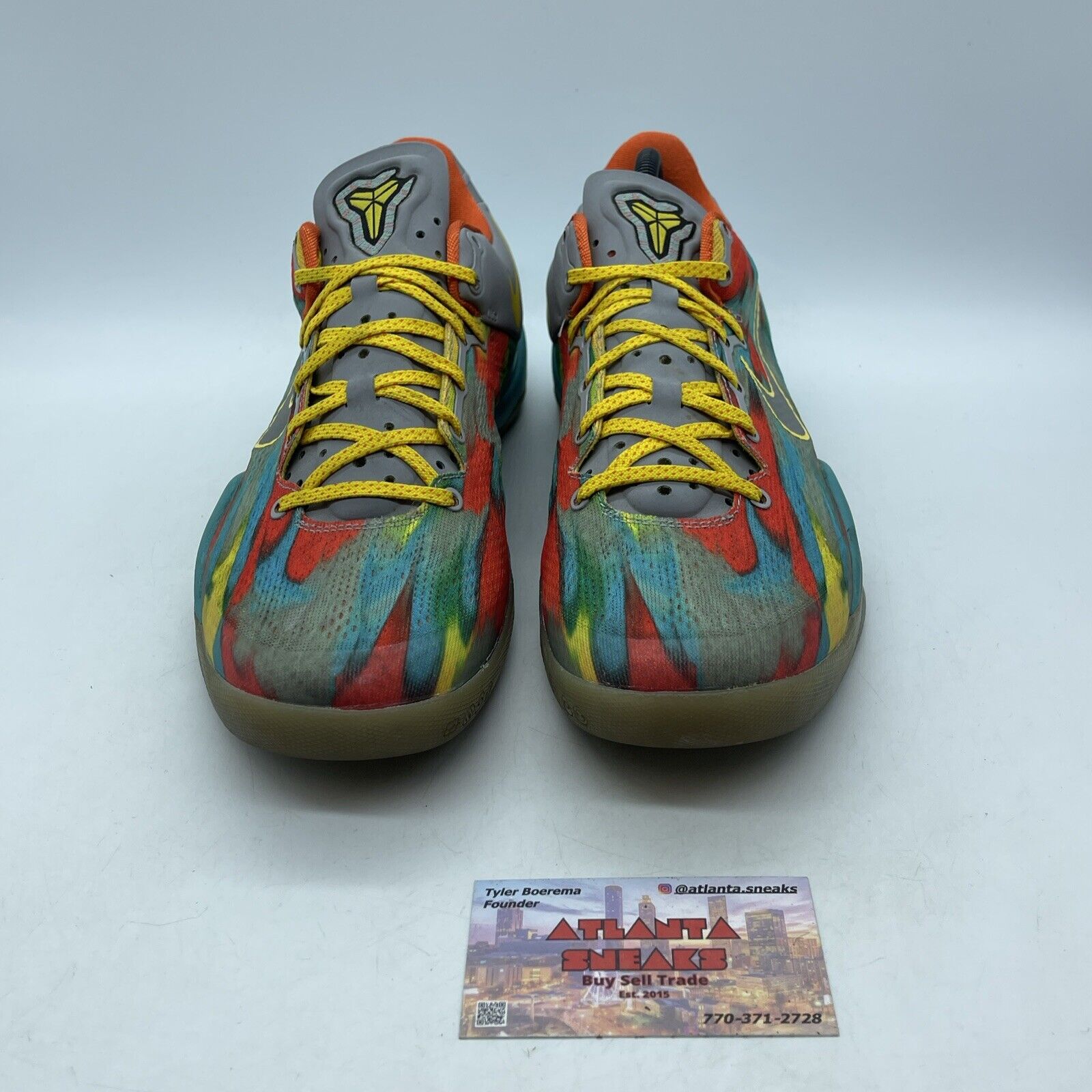 Size 10 - Nike Kobe 8 2013 Venice Beach Blue Grey Suede Leather (555035-002)