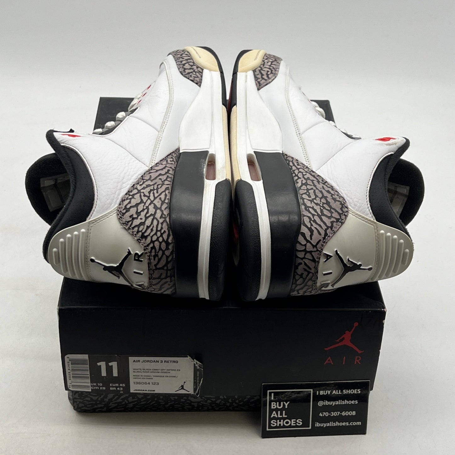 Size 11 - Air Jordan 3 Retro Infrared 23 (136064-123)