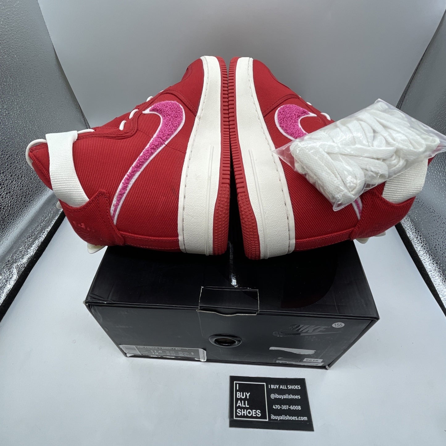 Size 11.5 - Emotionally Unavailable x Nike Air Force 1 High Heart (AV5840-600)