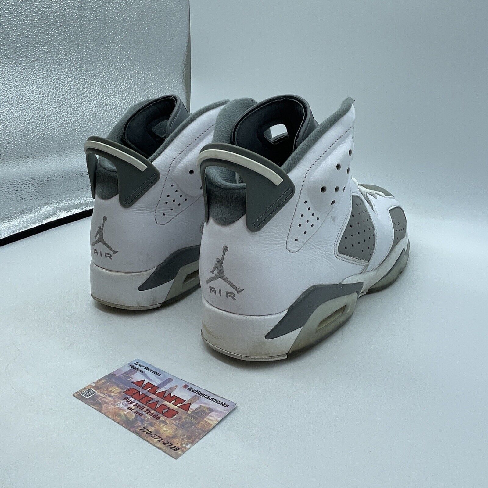 Size 10.5 - Jordan 6 Retro Low Cool Grey White Suede Leather (CT8529-100)