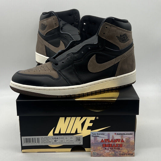 Size 8.5 - Jordan 1 Retro OG High Palomino Black Brown Leather Suede DZ5485-020