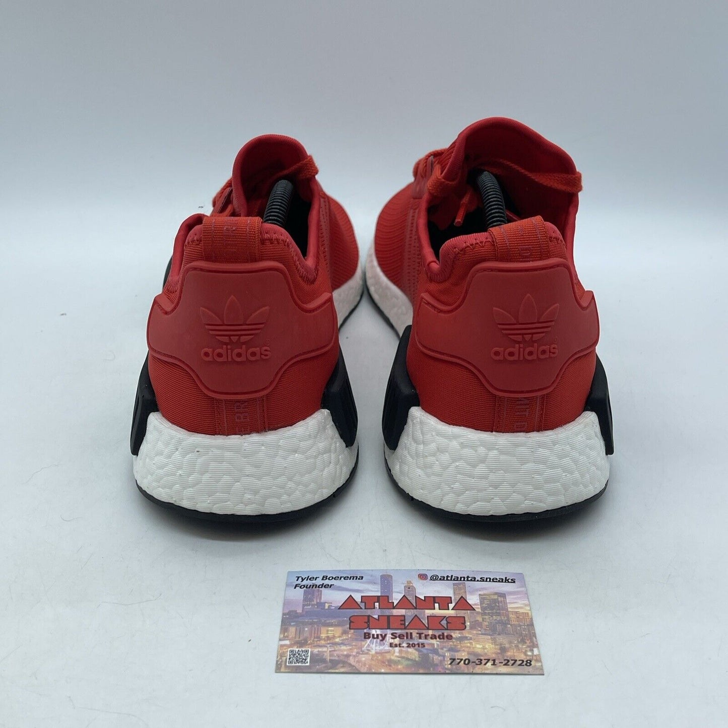 Size 11 - adidas NMD_R1 Clear Red White Black Suede Leather (BB1970)