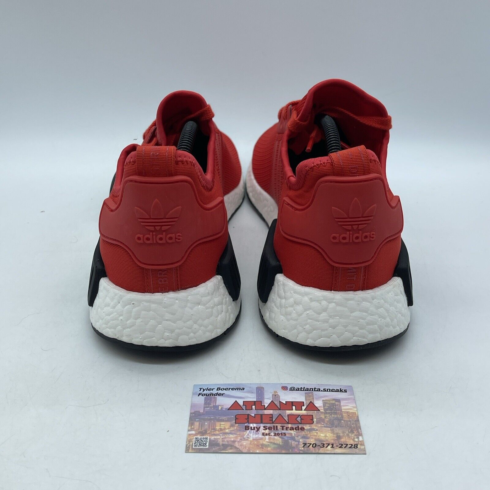 Size 11 - adidas NMD_R1 Clear Red White Black Suede Leather (BB1970)