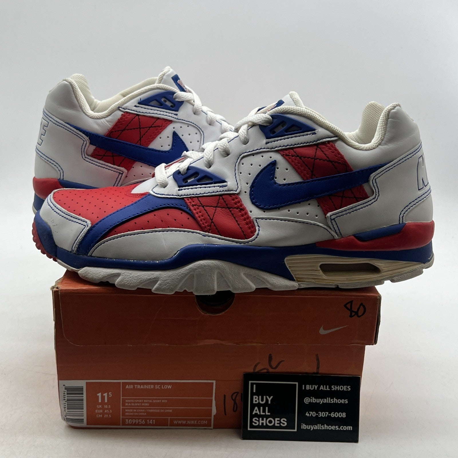Size 11.5 - Nike Air Trainer Sc Low Remix Da Kickz (309956-141)