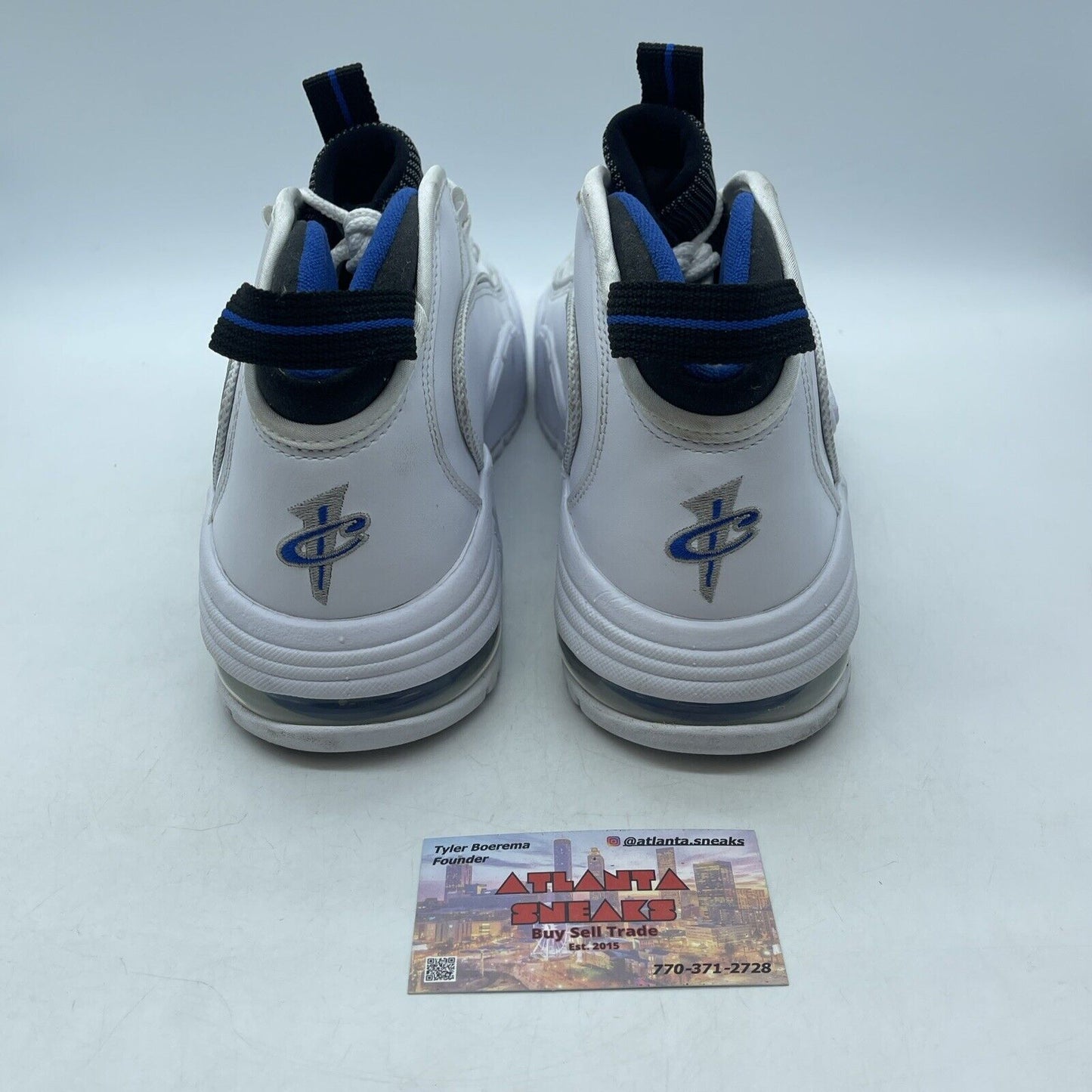 Size 11 - Nike Air Max Penny 1 Home Blue Black White Suede Leather (DV0684-100)