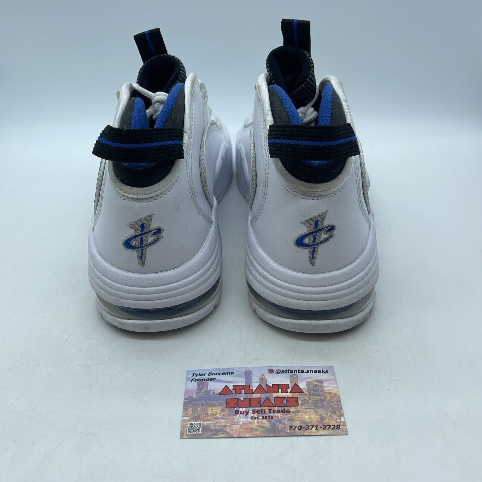 Size 11 - Nike Air Max Penny 1 Home Blue Black White Suede Leather (DV0684-100)