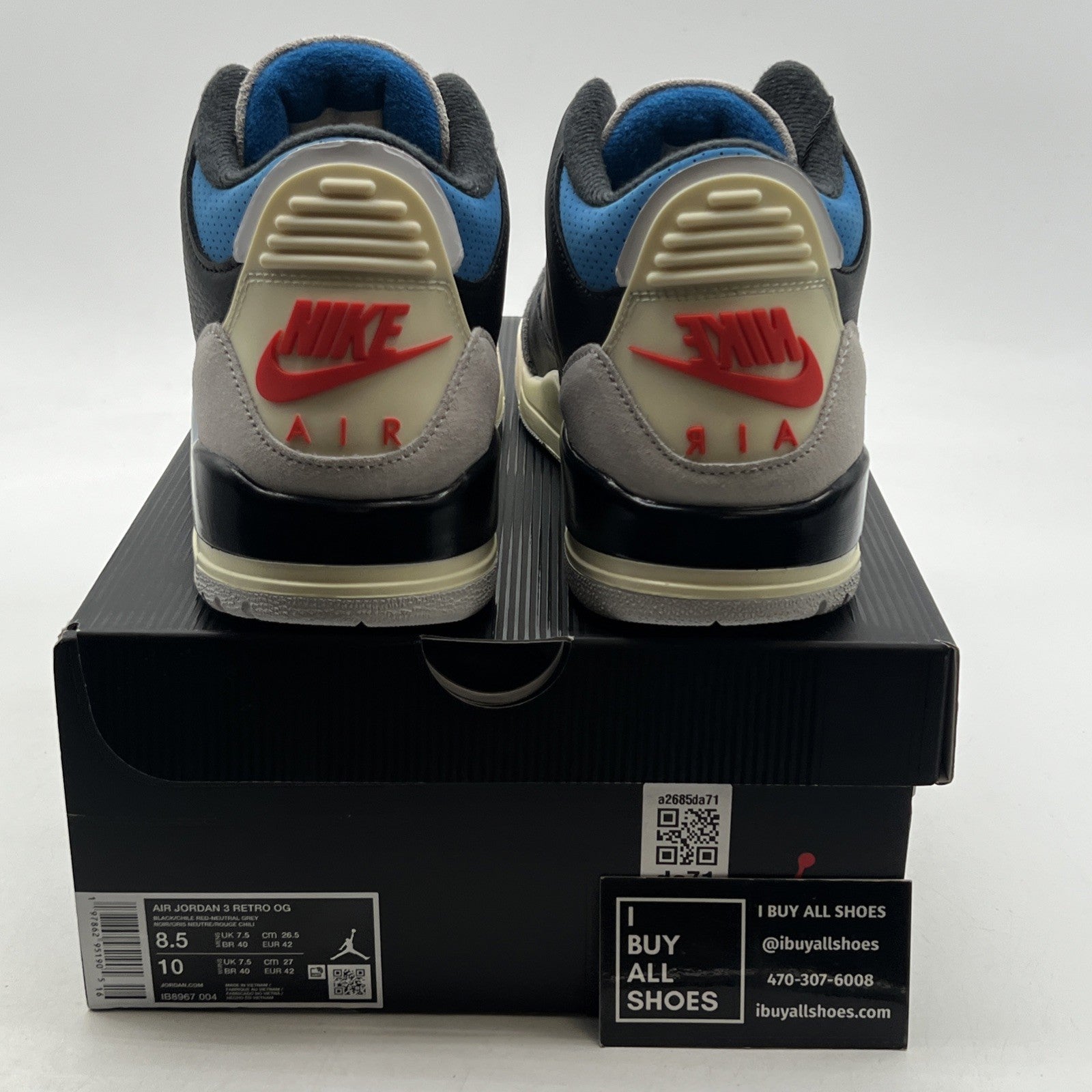 Size 8.5 - Air Jordan 3 Retro OG Rare Air (IB8967-004)