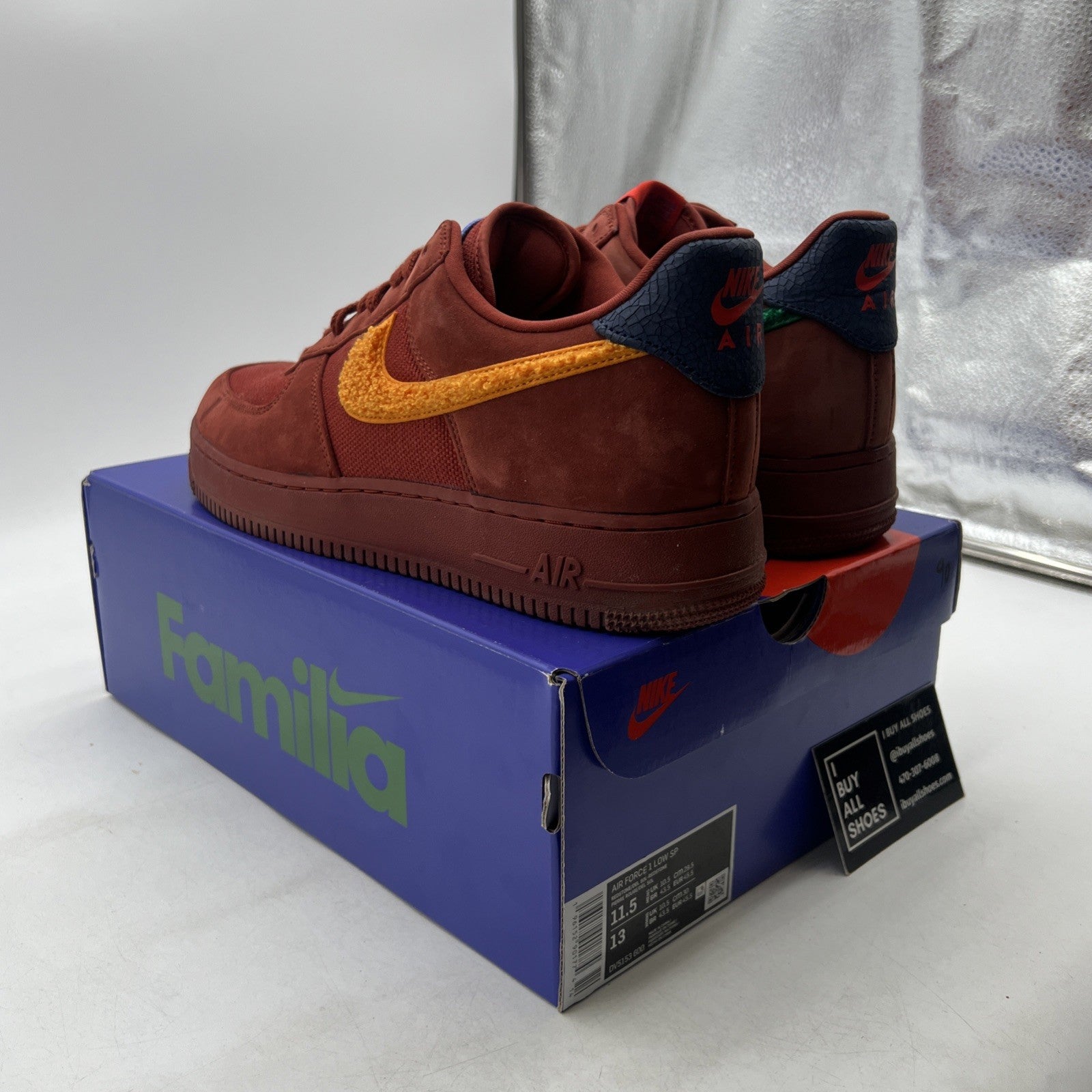 Size 11.5 - Nike Air Force 1 Low La Familia (DV5153-600)