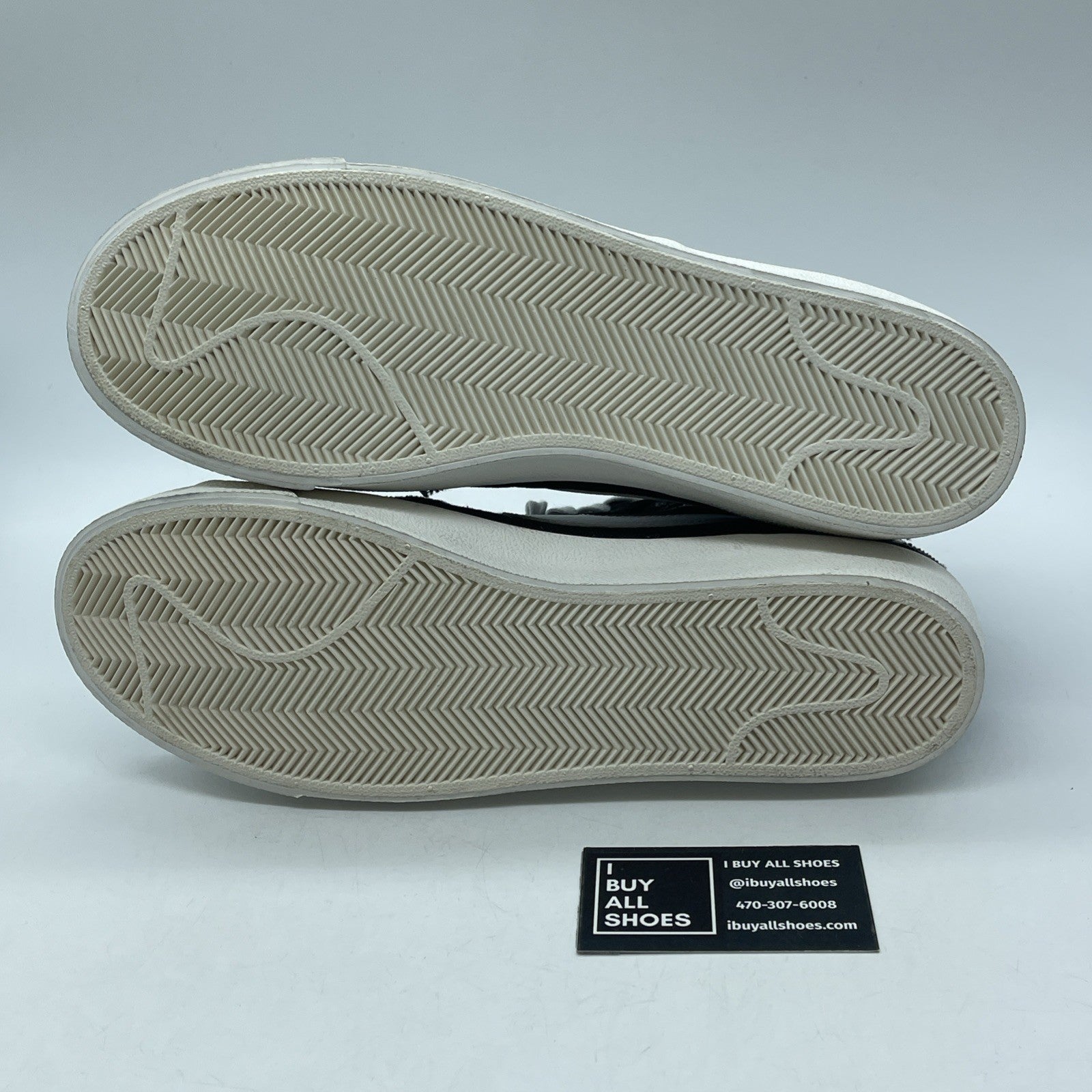 Size 9 - Nike Blazer '77 Mid Cleveland Rocks Black White Suede (DQ7635-001)