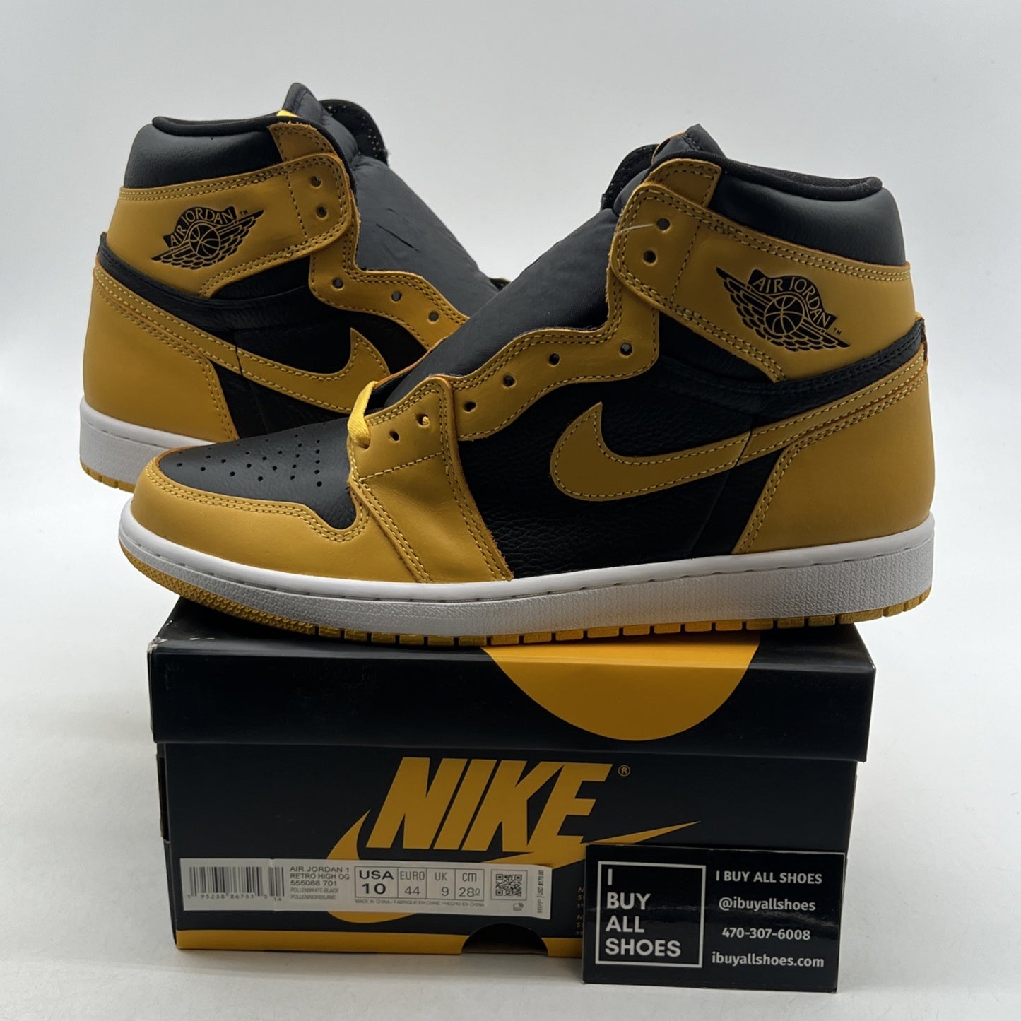 Size 10 - Air Jordan 1 Retro OG High Pollen (555088-701)