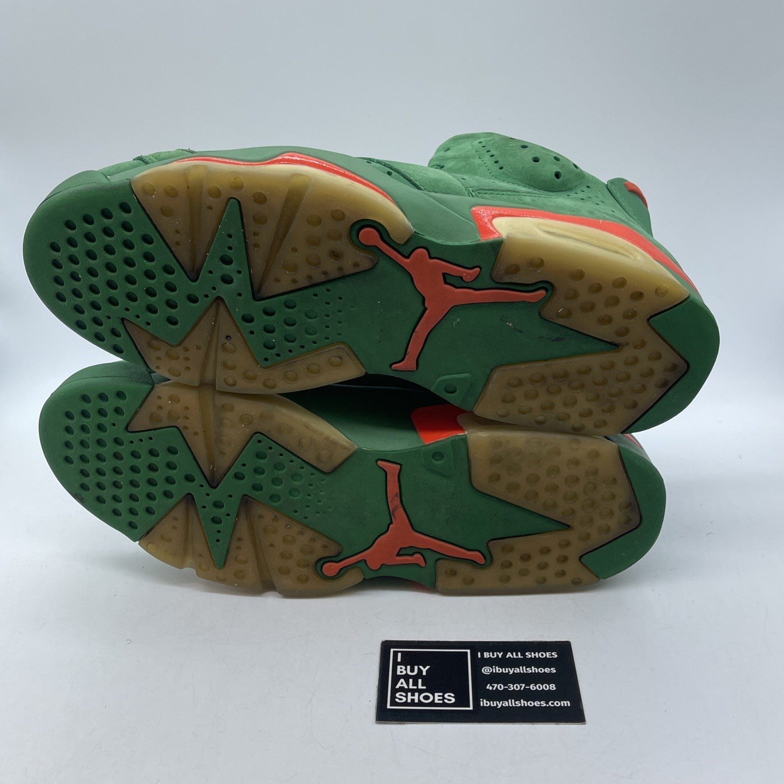 Size 11 - Air Jordan 6 Retro NRG Green Suede Gatorade Suede (AJ5986-335)