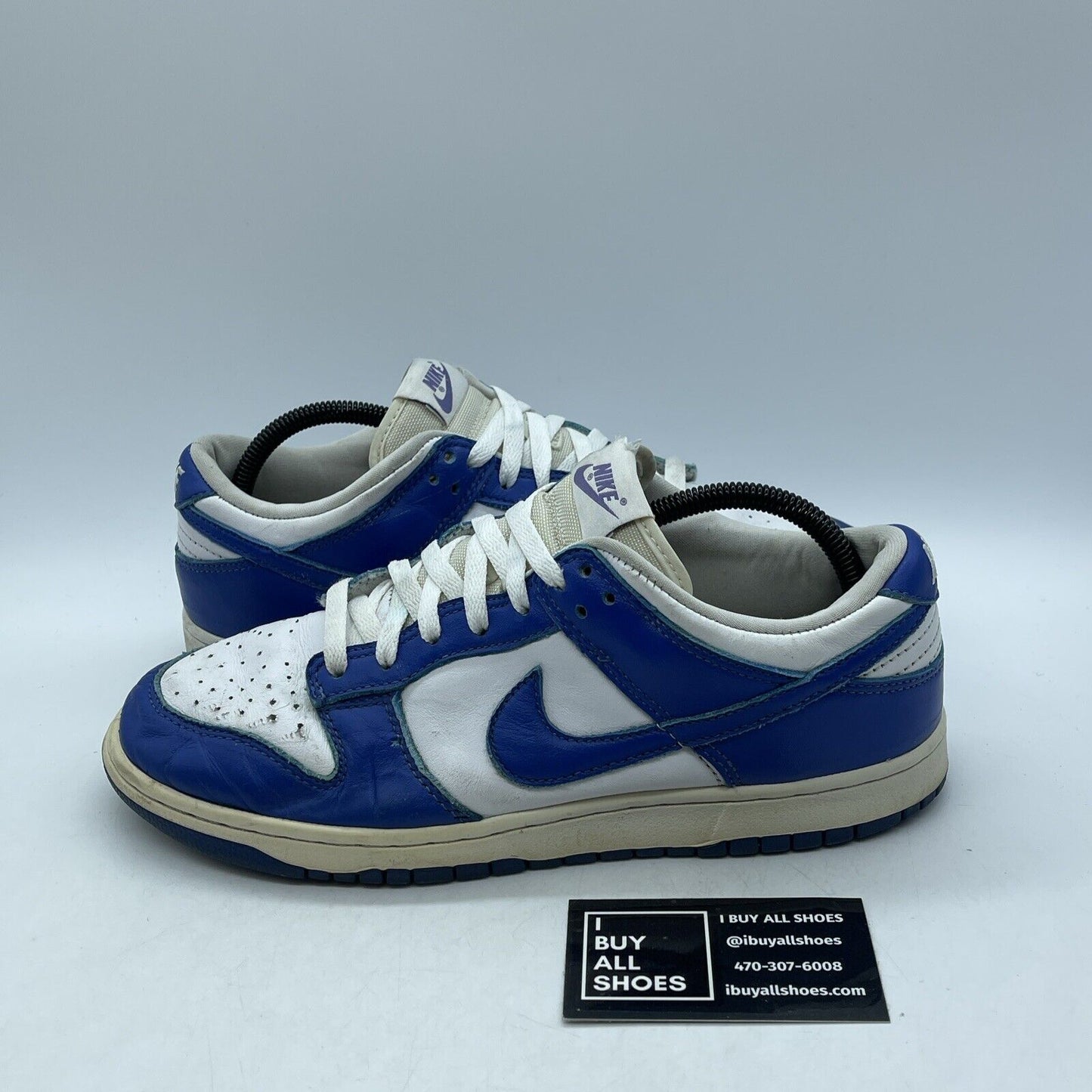 Size 8.5 - Nike Dunk Low Retro SP Kentucky 2020 Blue White Leather (CU1726-100)