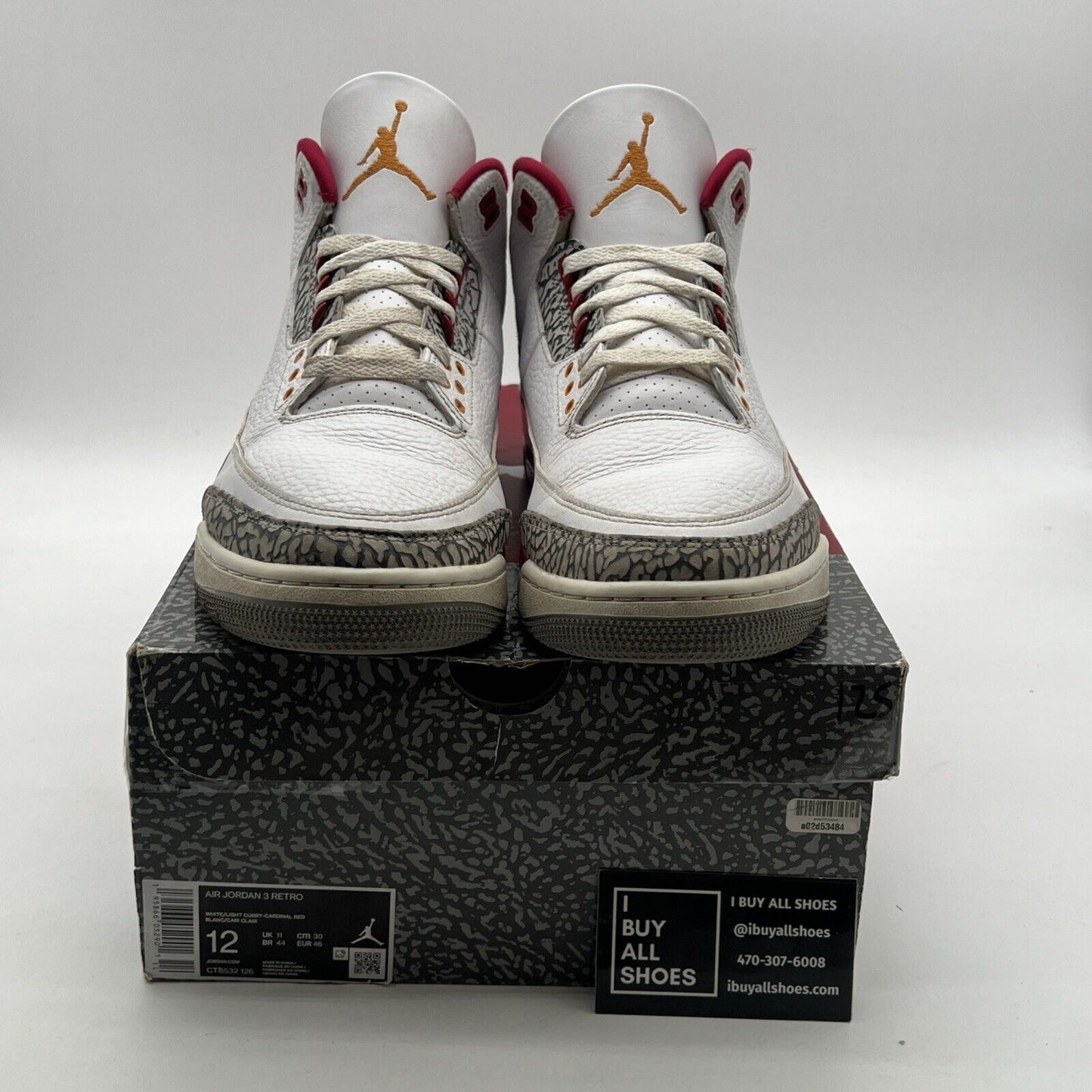Size 12 - Air Jordan 3 Retro Mid Cardinal Red (CT8532-126)