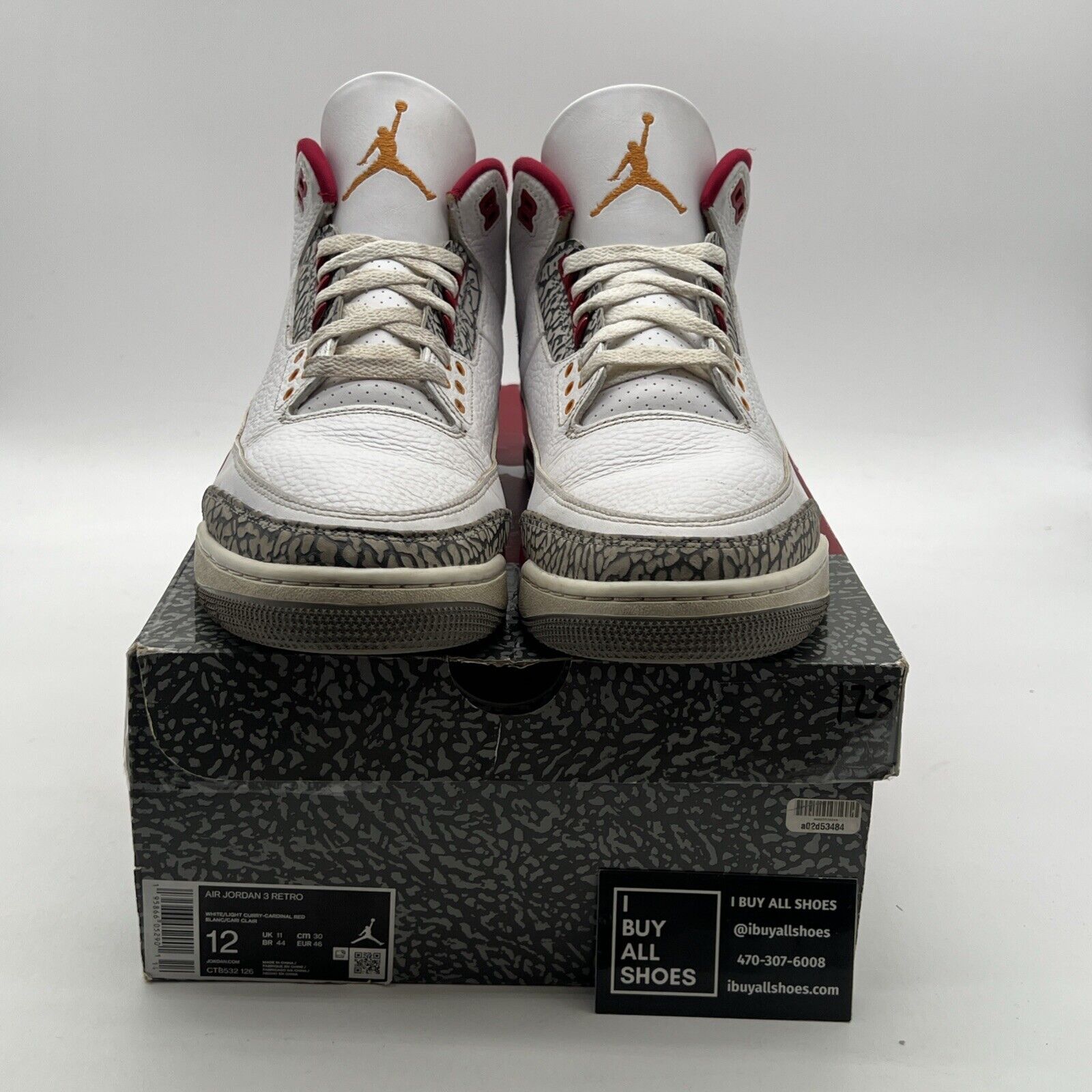 Size 12 - Air Jordan 3 Retro Mid Cardinal Red (CT8532-126)