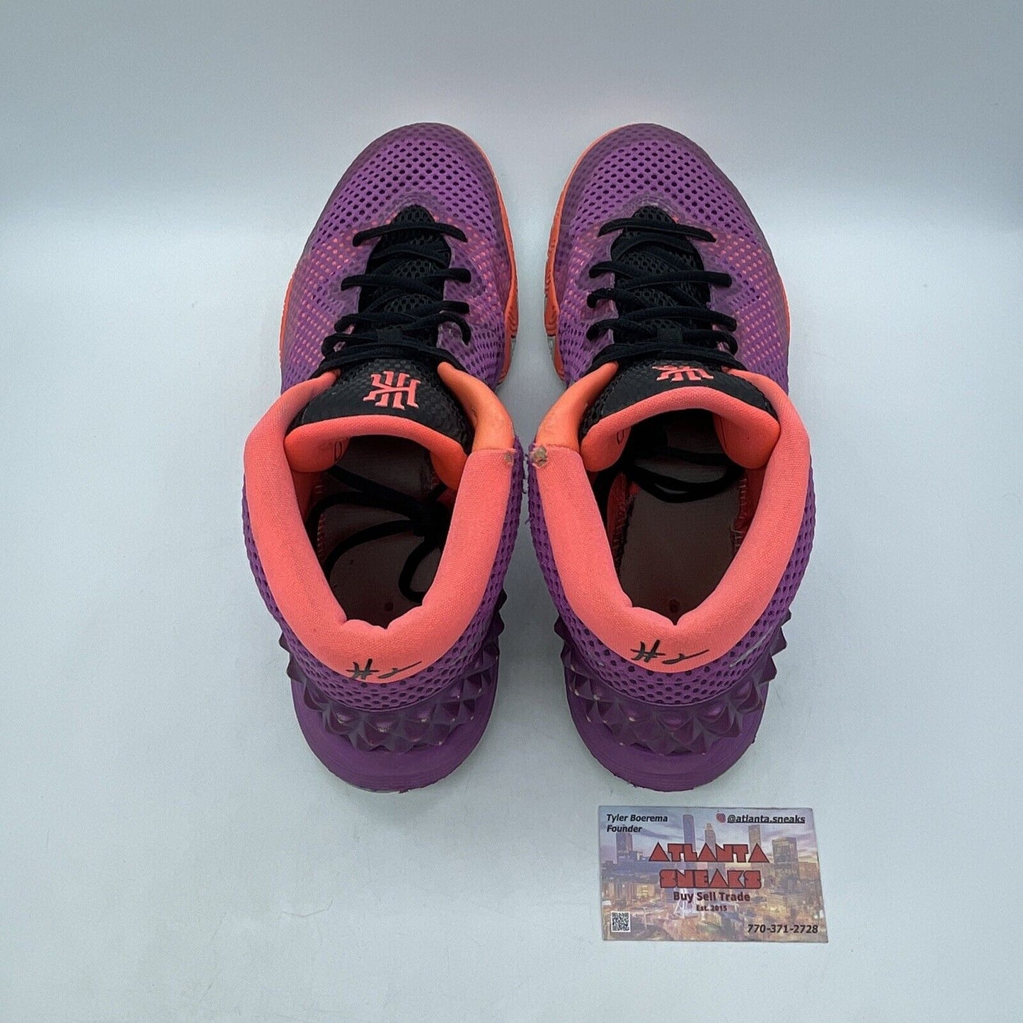 Size 13 - Nike Kyrie 1 Easter Purple Grey Orange Blue (705277-508)