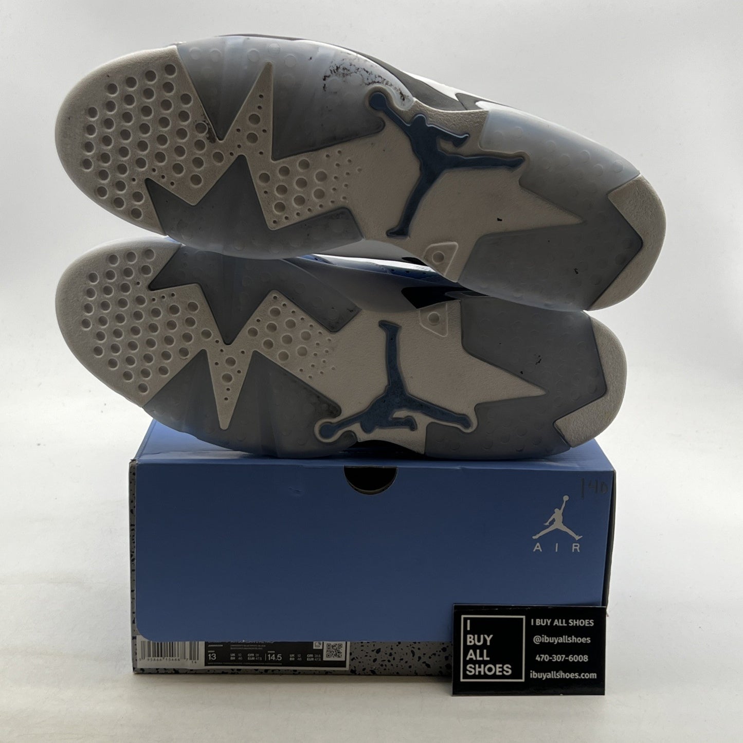 Size 13 - Air Jordan 6 Retro Mid UNC Home (CT8529-410)