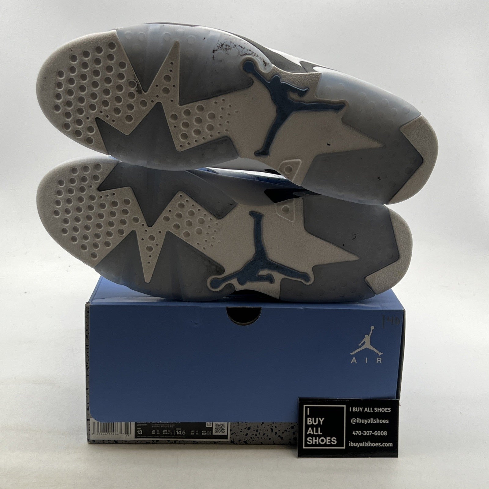 Size 13 - Air Jordan 6 Retro Mid UNC Home (CT8529-410)