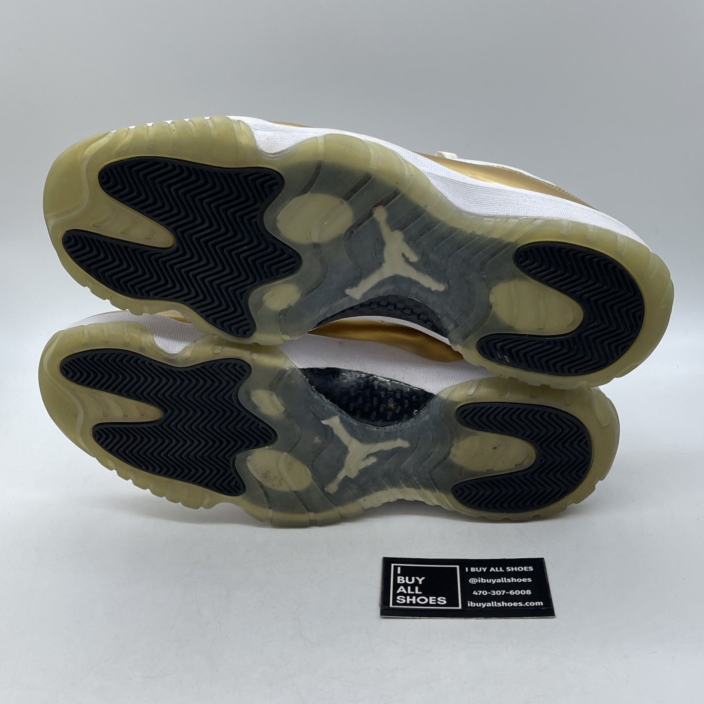 Size 14 - Air Jordan 11 Retro Low Closing Ceremony Gold White (528895-103)