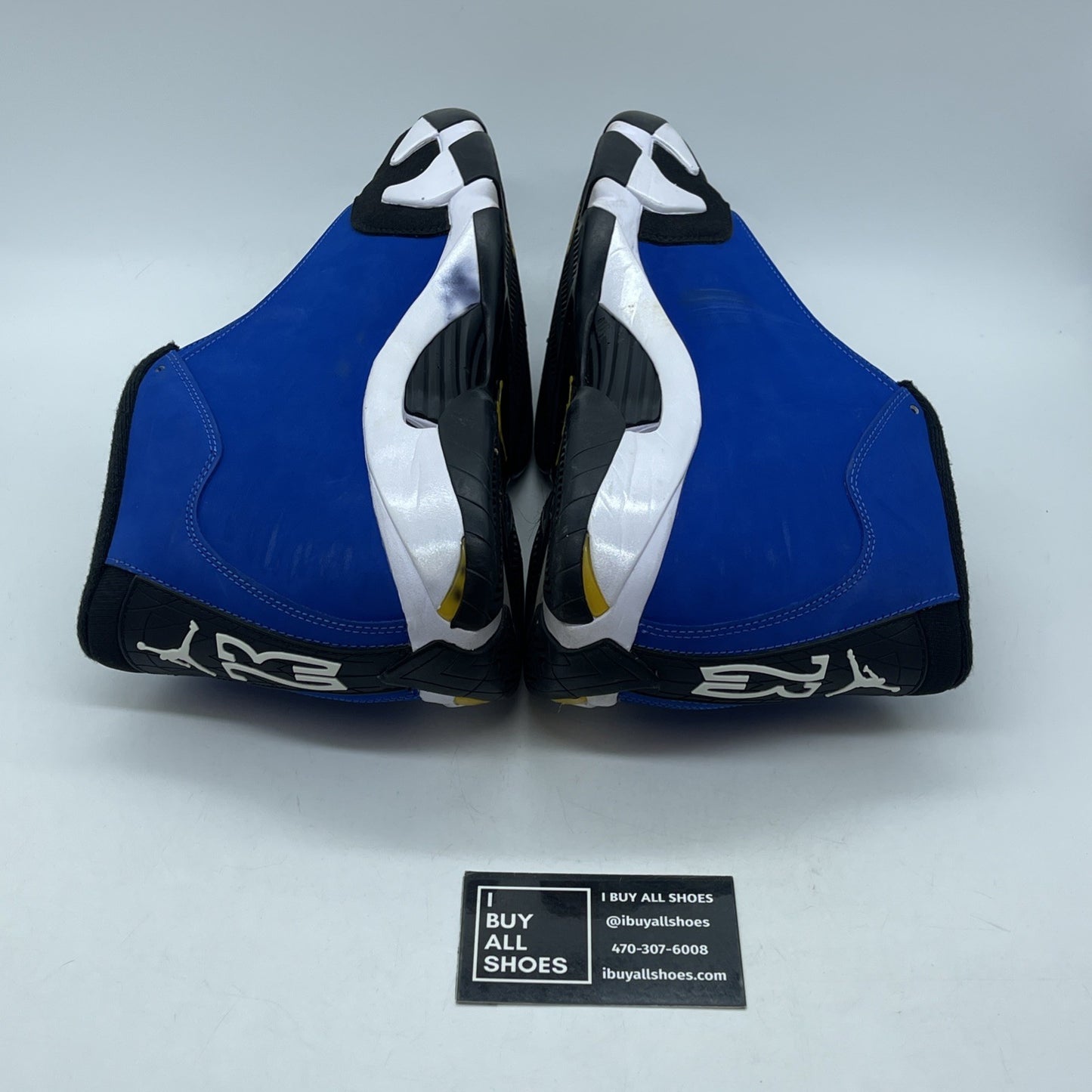 Size 11 - Air Jordan 14 Retro Laney Blue Black Suede (487471-407)