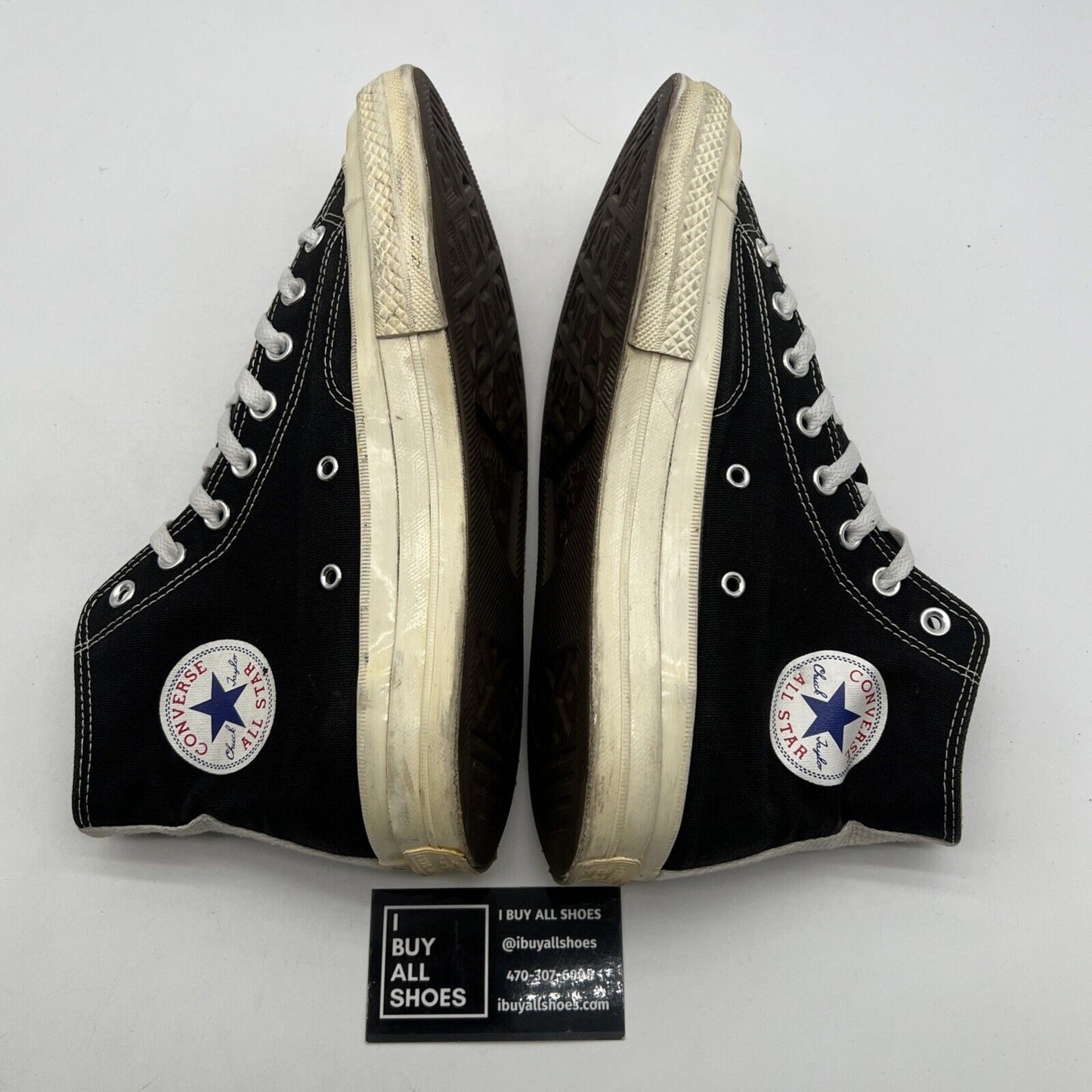 Size 9 - Converse Chuck Taylor All Star High x Comme des Garcons Play (150204C)