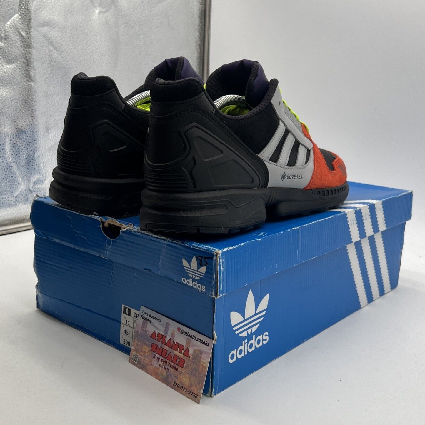 Size 11 - adidas IRAK x ZX 8000 GTX A-ZX Series - Black (FX0372)