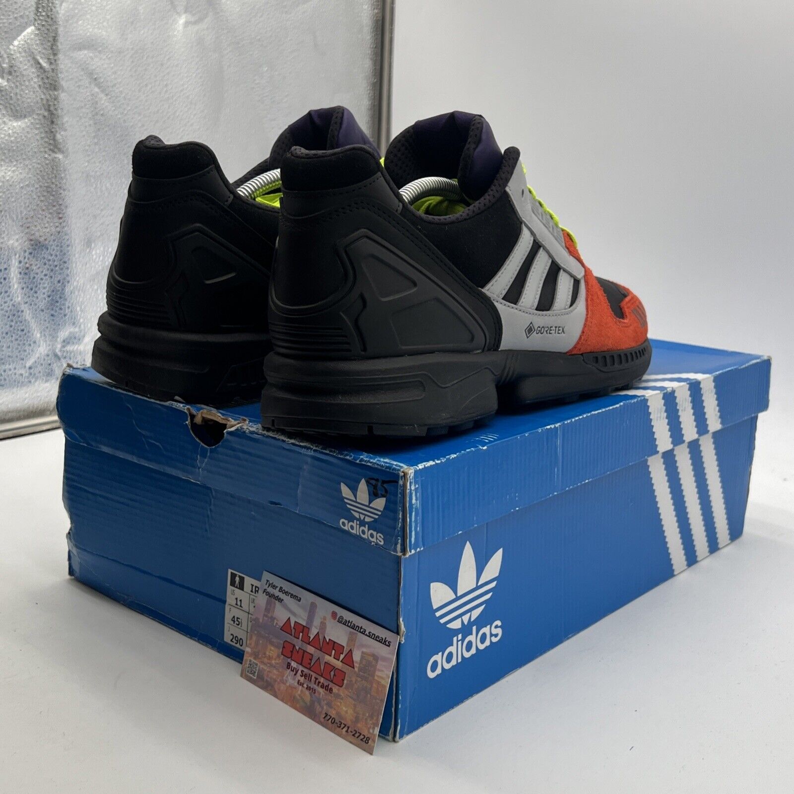 Size 11 - adidas IRAK x ZX 8000 GTX A-ZX Series - Black (FX0372)