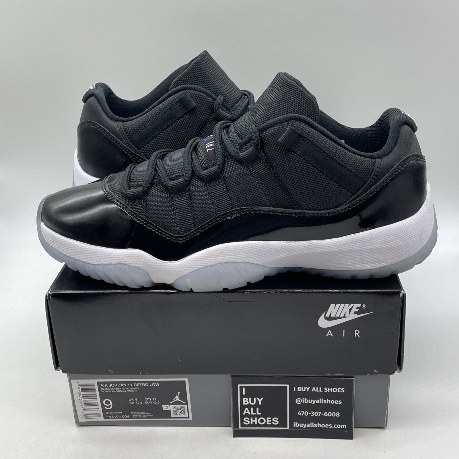 Size 9 - Air Jordan 11 Retro Low Space Jam (FV5104-004)