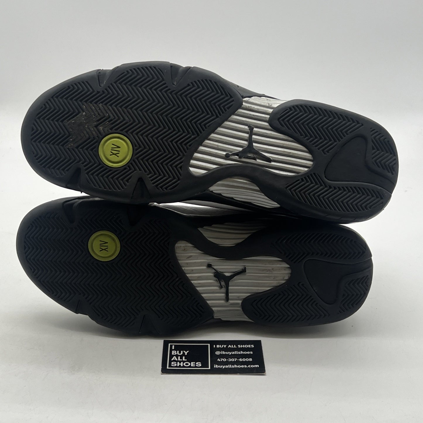 Size 14 - Air Jordan 14 Retro White Chartreuse (311832-132)