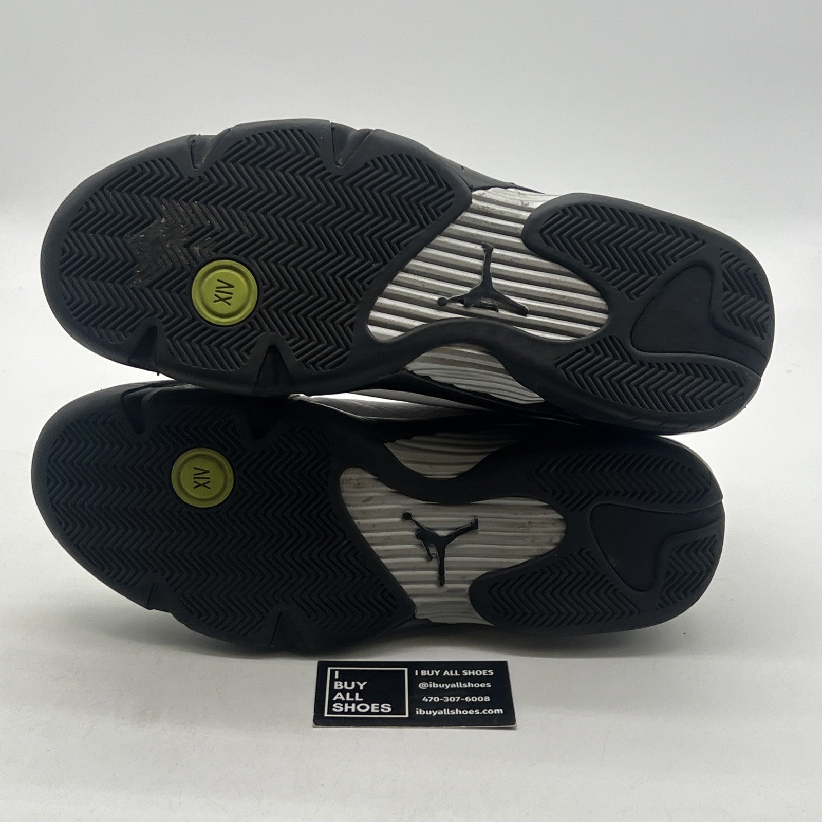 Size 14 - Air Jordan 14 Retro White Chartreuse (311832-132)
