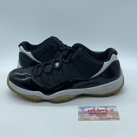 Size 11 - Air Jordan 11 Retro Low Infrared 23 Black Grey Suede (528895-023)