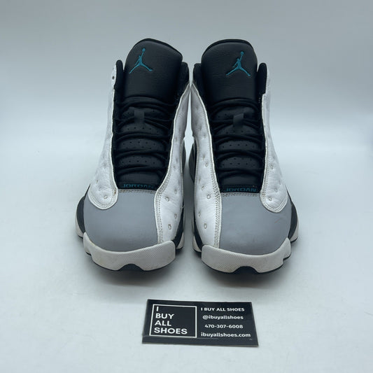 Size 8.5 - Air Jordan 13 Retro Barons White Leather Black (414571-115)