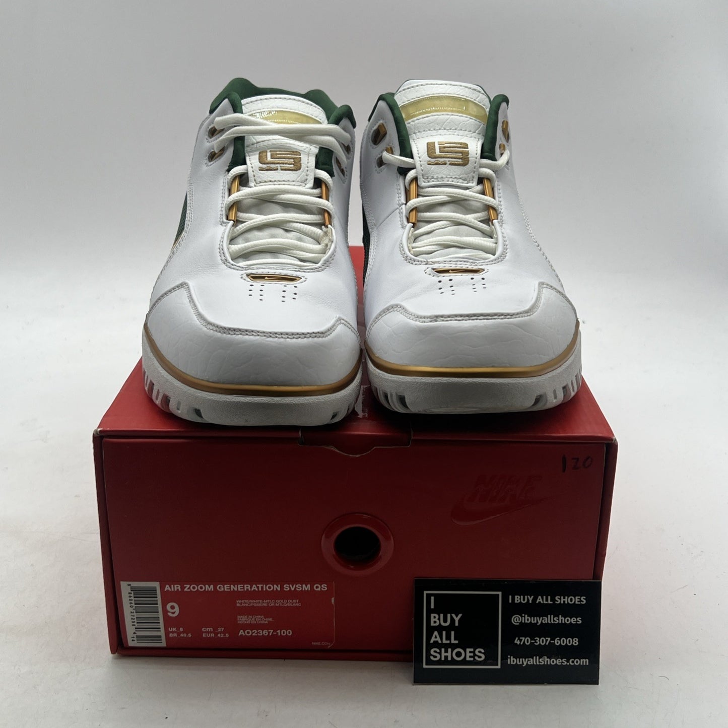 Size 9 - Nike Air Zoom Generation Retro QS SVSM (AO2367-100)
