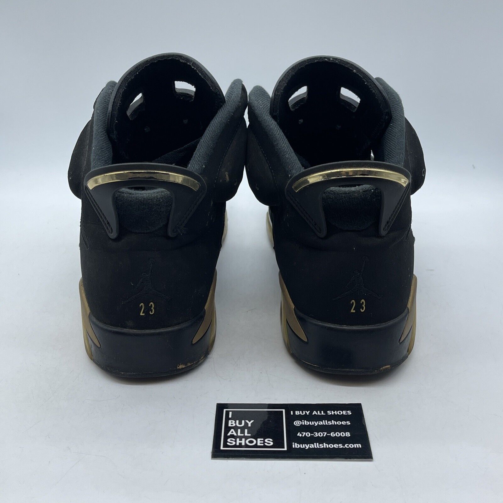 Size 12 - Jordan 6 Retro Defining Moments 2020 Black Gold Suede (CT4954-007)