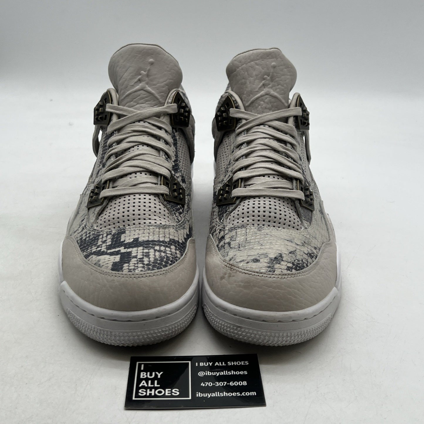 Size 14 - Air Jordan 4 Retro Premium Snakeskin (819139-030)