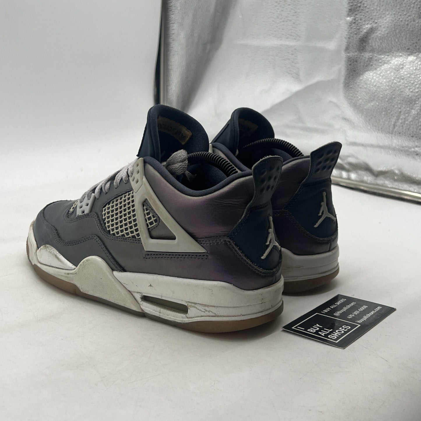 Size 7Y - Air Jordan 4 Retro Monsoon Blue (GS) Style (BQ9043-400)