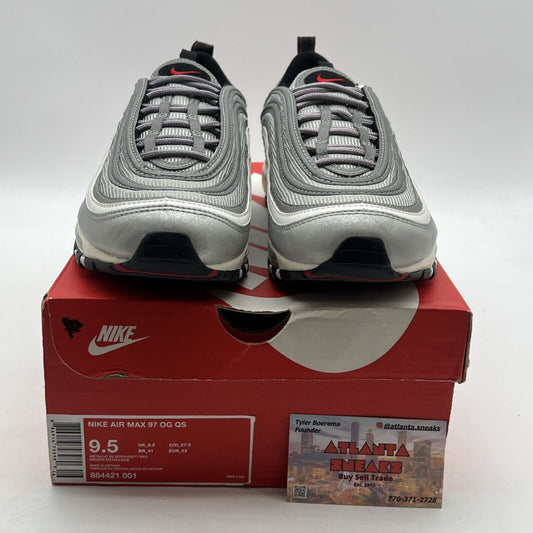 Size 9.5 - Nike Air Max 97 OG QS 2017 Silver Bullet (884421-001)
