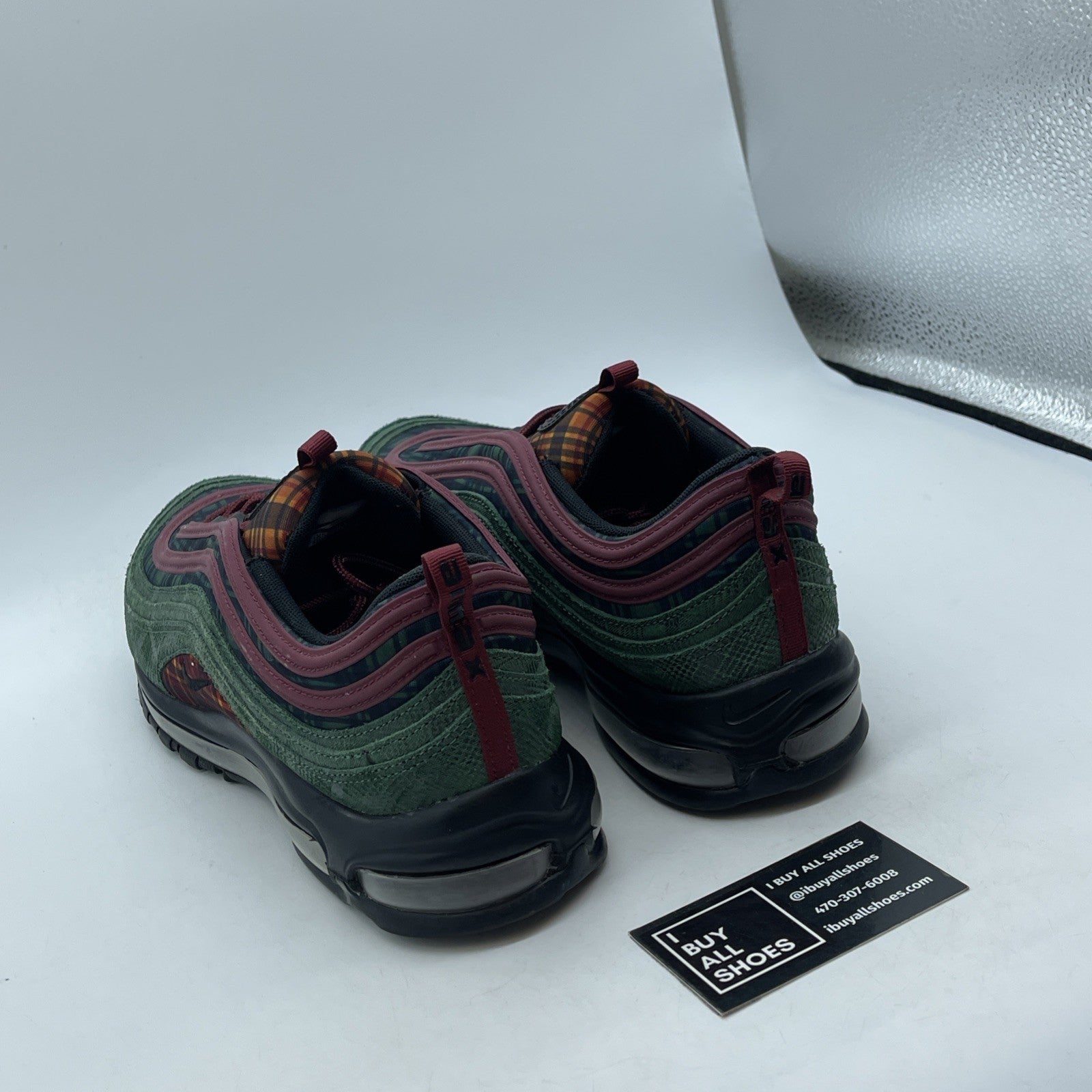 Size 11.5 - Nike Air Max 97 NRG Jacket Pack Green Black Suede (AT6145-600)