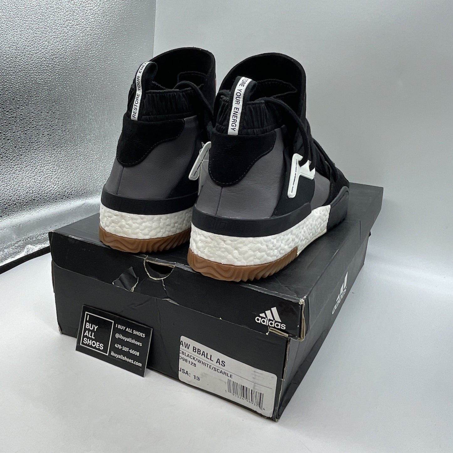 Size 13 - Adidas Alexander Wang x AW BBall All Star 747 Warehouse (D98128)