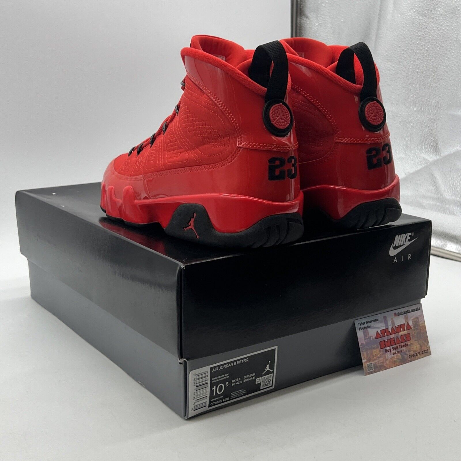 Size 10.5 - Air Jordan 9 Chile Red (CT8019-600)