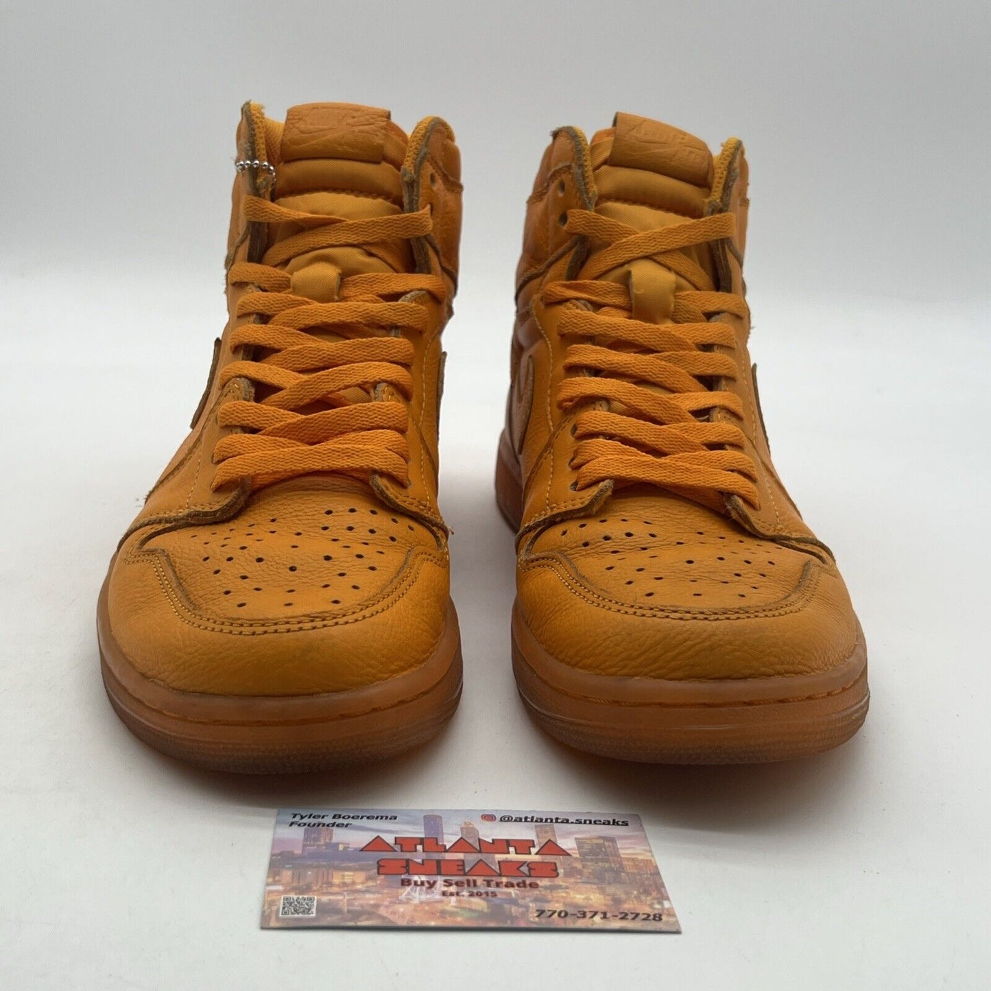 Size 9.5 - Air Jordan 1 Retro OG G8RD High Orange Peel (AJ5997-880)